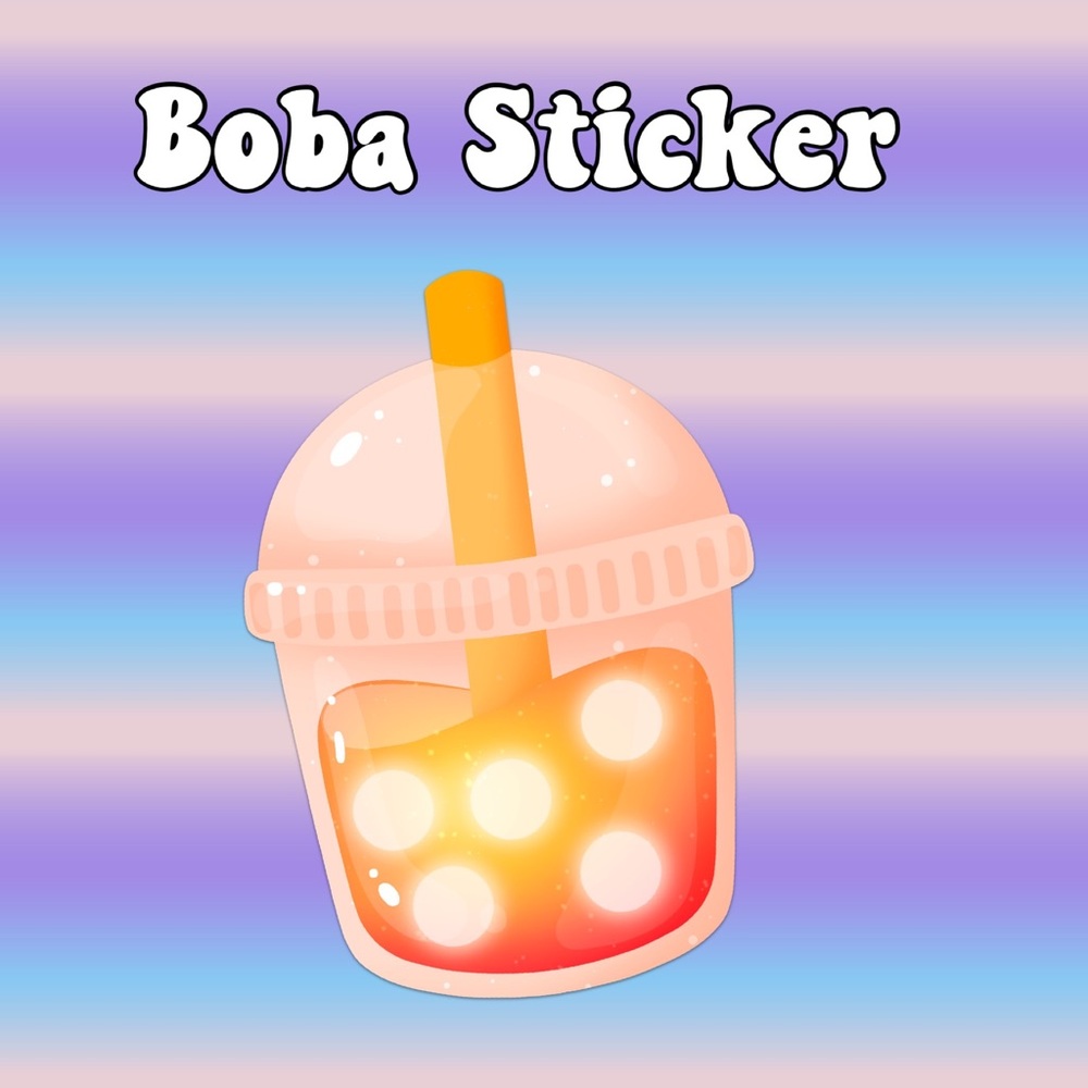5/$5 Kawaii Sticker Boba